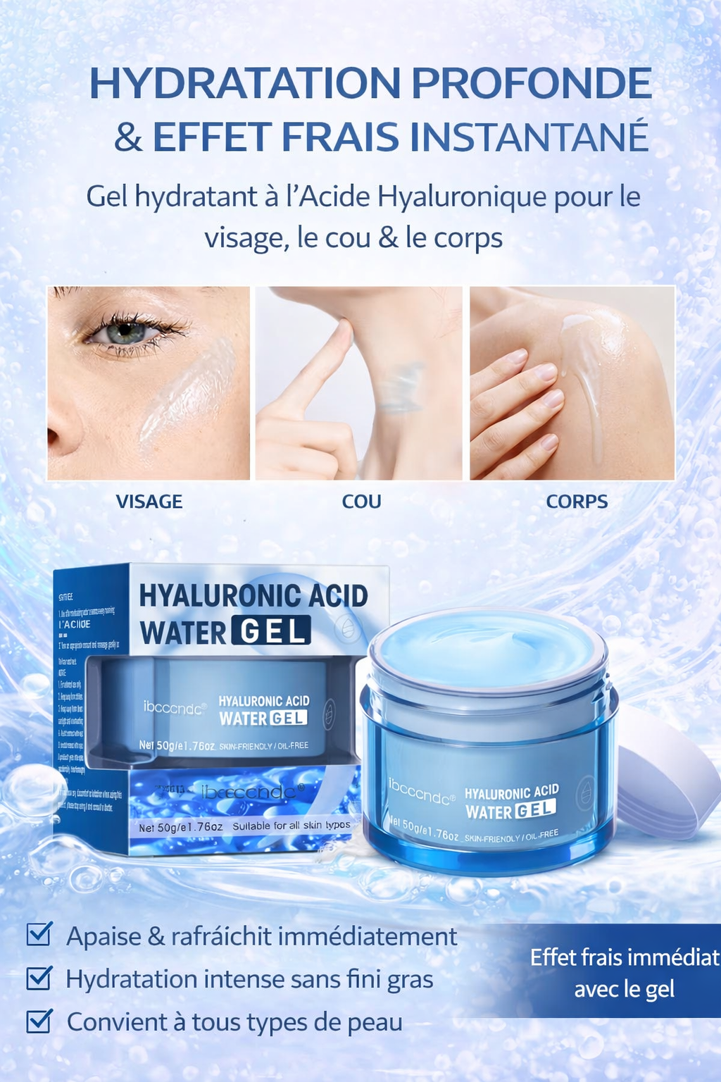 Gel Post-IPL à l'Acide Hyaluronique